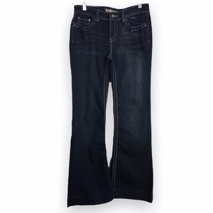 BKE Womens Size 28 Brie Dark Wash Stretch‎ Flare Jeans ABK121